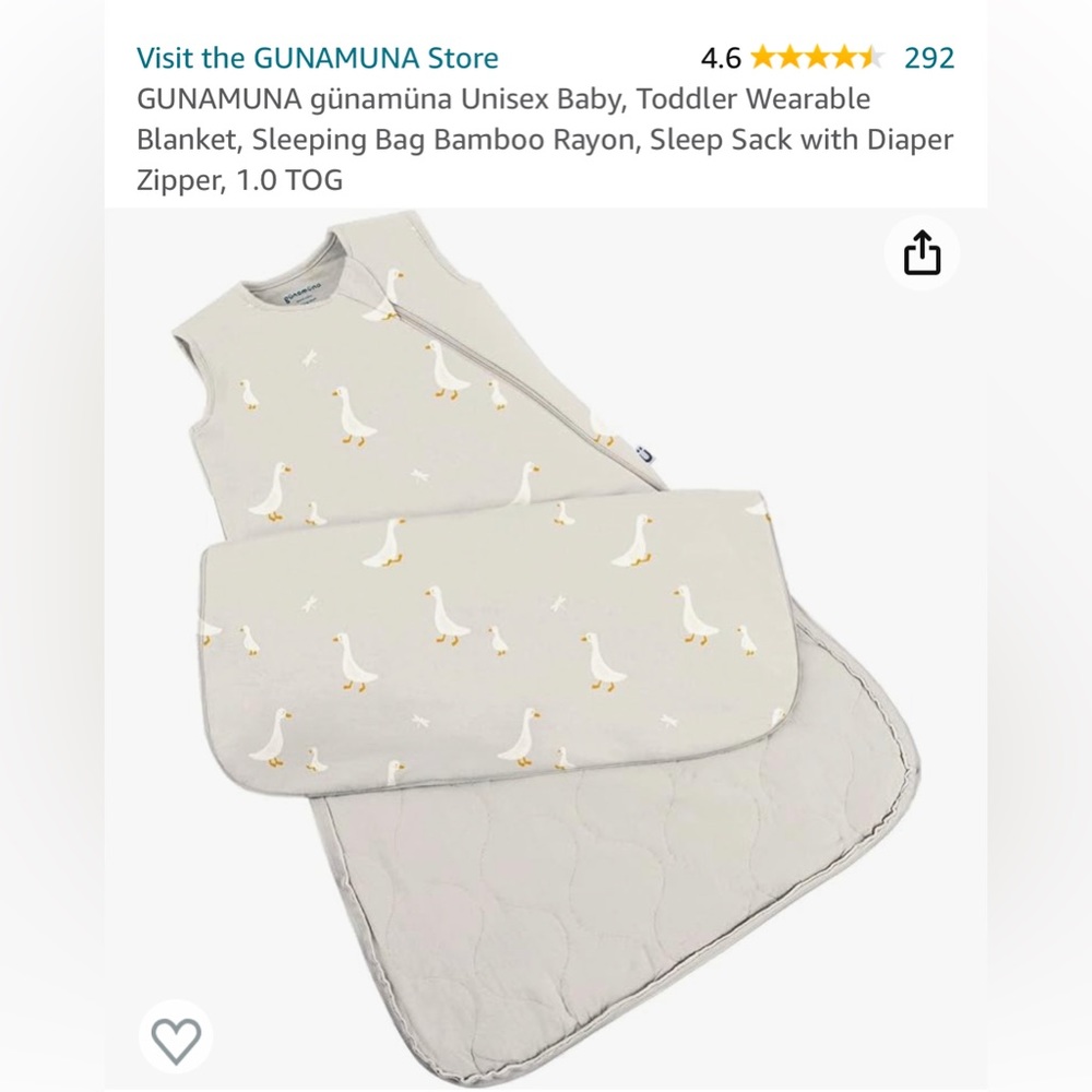 Gunamuna Tog 1 sleep sack 3-9 months.